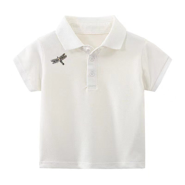 Boys Polo Short Sleeves Tshirt with Embroidery