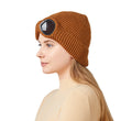 Winter Hat with Lenses Goggle Beanie
