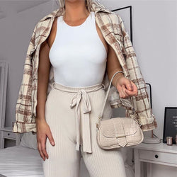 Women Solid Color Jumpsuit