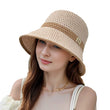 Foldable Wide Brim Floppy Girls Straw Hat
