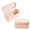Mini PU Leather Jewelry Bag Portable Travel Jewelry Storage Box