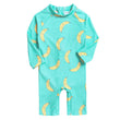 Kids Toddler One-piece Swimsuit with Sun Protection Hat