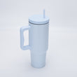 40 oz Tumbler with Handle and Straw Lid Insulated Cup Reusable Stainless Steel Water Bottle Travel Mug