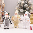 30cm Rustic Christmas Santa Claus Figurine Xmas Decoration