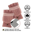 USB Heated Gloves Mitten Winter Hands Warm Knitting  Gloves