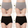 4Packs Women High Waisted Underwear
