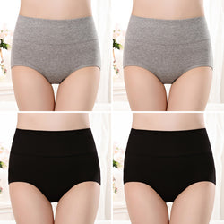 4Packs Women High Waisted Underwear