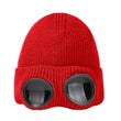 Winter Hat with Lenses Goggle Beanie