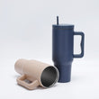 40 oz Tumbler with Handle and Straw Lid Insulated Cup Reusable Stainless Steel Water Bottle Travel Mug