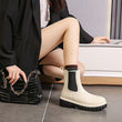 Women Fashion Solid Color Rain Boots