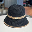Foldable Wide Brim Floppy Girls Straw Hat