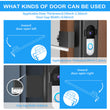 1pc Adjustable No-Drill Doorbell Bracket Doorbell Holder