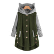Women Cat Ear Fleece Hoodies Pullover