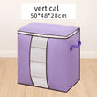 Foldable Space-saving Non-woven Fabric Blanket Storage Bag