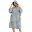 Fleece Warm Hooded Wearable Blanket
