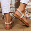 Womens Open Toe Sandals Summer Bohemia Rhinestone Sandals