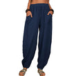 Women Linen Loose Harem Pants