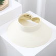 Women'sFoldable Wide Brim Beach Straw Hat
