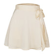 Women Sexy Mini Satin Skirt