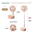 Foldaway Stand Fan Rechargeable Fan Portable Fan
