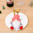 6pcs Christmas Gnome Knife Fork Holder Cutlery Cover Organizer