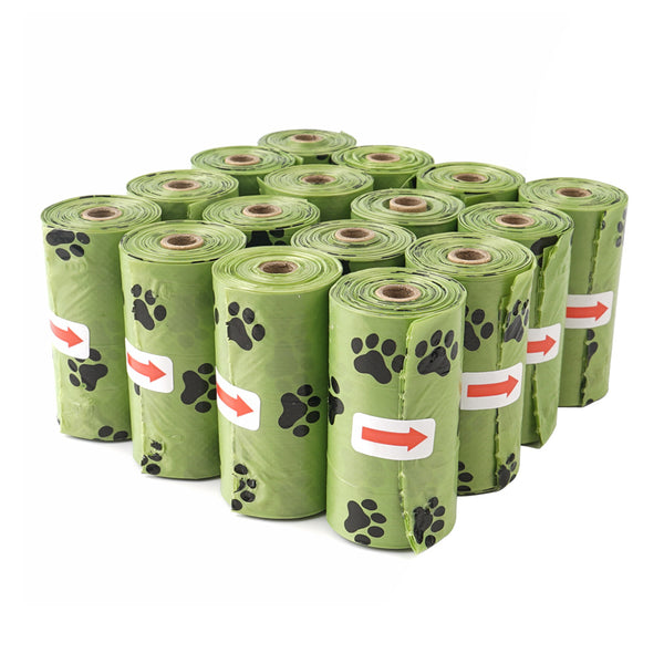 17 Rolls Biodegradable Poop Waste Bag Refill Dog Poo Bags  1 Adjustable Dispenser