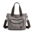 Casual Canvas Large Capacity Multi-pocket Shoulder Bag