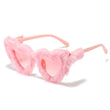 Heart Frame Party Glasses Women Fluffy Cat Eye Sun Glasses