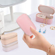 Mini PU Leather Jewelry Bag Portable Travel Jewelry Storage Box