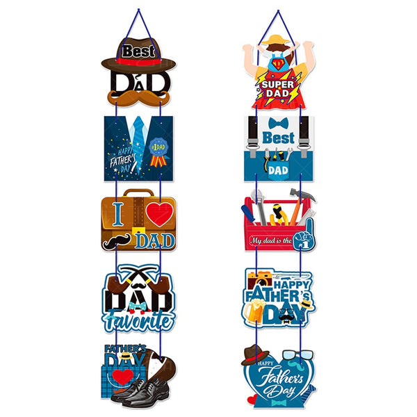 Happy Father's Day Door Hanging Banner