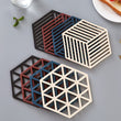 4pcs Home Heat Insulation Silicone Mat