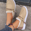 Women Snow Boots Winter Plus Velvet Thick Flat Loafers