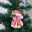 4pcs Christmas Hanging Decor Ringbell Decor