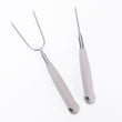 2pack Extendable Stainless Steel BBQ Fork U-shaped Grill Fork