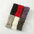 Women Knitted Socks Soild Color Over Knee Stockings