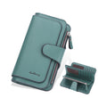 Women PU Leather 15 Card Holder Long Wallet