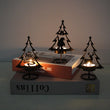 Set of 6 Tea Light Candle Holders Christmas Decoration