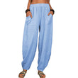 Women Linen Loose Harem Pants