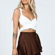Women Sexy Mini Satin Skirt