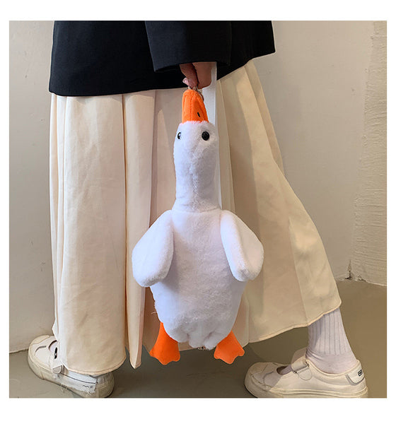 Cute Plush Duck Shoulder Bag