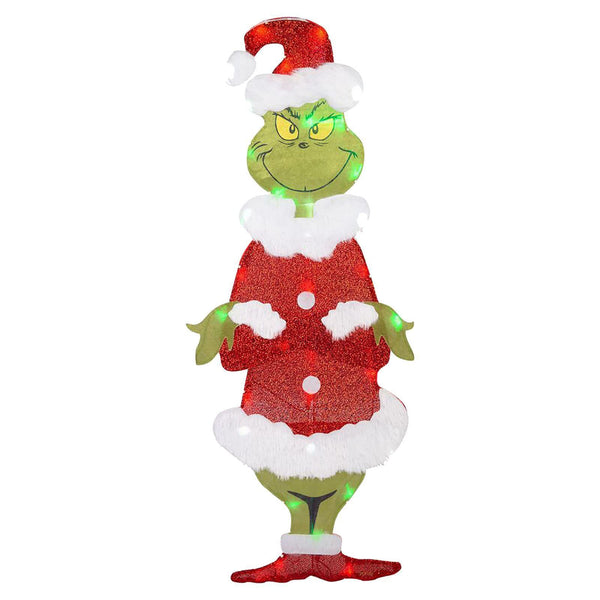 Acrylic Sheet Decortion Stealing Christmas Lighting Signs for Holiday Outdoor Yard Decoration