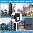 1pc Adjustable No-Drill Doorbell Bracket Doorbell Holder