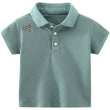 Boys Polo Short Sleeves Tshirt with Embroidery