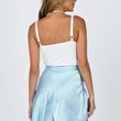 Women Sexy Mini Satin Skirt