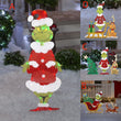 Acrylic Sheet Decortion Stealing Christmas Lighting Signs for Holiday Outdoor Yard Decoration