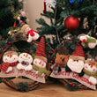 Christmas Front Door Wreath Sign Snowman Xmas Wreath