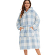 Fleece Warm Hooded Wearable Blanket