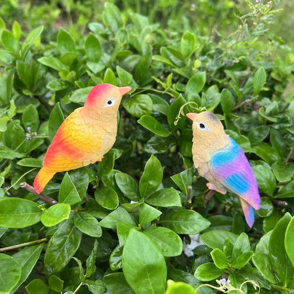 Stake Resin Decor Bird Resin Garden Decor