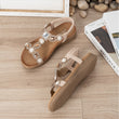 Womens Rhinestone Flip Flops Summer Flat Sandals