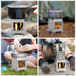 Detachable Portable Stainless Steel Outdoor Camping Oven